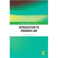 Introduction to Rwandan Law by Kamatali, Jean-Marie, 9780367410001