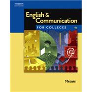 English and Communication for Colleges by Means, Thomas L., 9780538730006