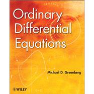 Ordinary Differential Equations by Greenberg, Michael D., 9781118230022