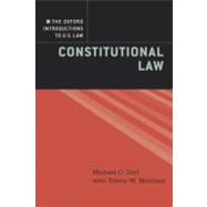 The Oxford Introductions to U.S. Law Constitutional Law by Dorf, Michael C.; Morrison, Trevor W., 9780195370034