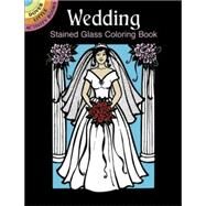 Wedding Stained Glass Coloring Book by Stewart, Pat, 9780486430034