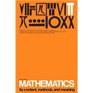 Mathematics, second edition, Volume 3 Its Contents, Methods, and Meaning by Aleksandrov, A. D.; Kolmogorov, A. N.; Lavrent'Ev, M. A.; Hirsch, K., 9780262510035