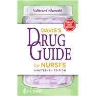 Davis's Drug Guide for Nurses by Vallerand, April Hazard; Sanoski, Cynthia A., 9781719650038