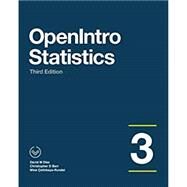 OpenIntro Statistics by David M Diez (Author), Christopher D Barr (Author), Mine etinkaya-Rundel, 9781943450046