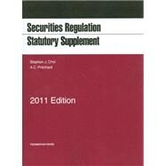 Securities Regulation Statutory Supplement 2011 by Choi, Stephen J.; Pritchard, A. C., 9781609300050