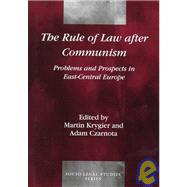 The Rule of Law After Communism by Krygier,Martin, 9781840140057
