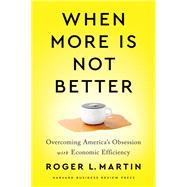 When More Is Not Better by Martin, Roger L., 9781647820060