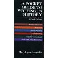 Pocket Guide to Writing History by Rampolla, Mary Lynn, 9780312180065