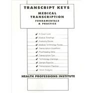 Med Transcription Trns Keys by HEALTH PROFESSIONS INST, 9780130740069
