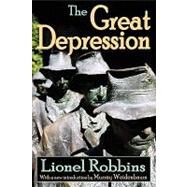 The Great Depression by Robbins,Lionel, 9781412810081