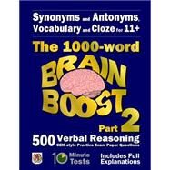 Synonyms and Antonyms, Vocabulary and Cloze by Eureka Eleven Plus Exams, 9781515250081