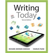 Writing Today by Johnson-Sheehan, Richard; Paine, Charles, 9780205210084