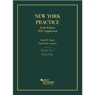 New York Practice, 6th, Student Edition, 2023 Supplement(Hornbooks) by Siegel, David D.; Connors, Patrick M., 9798887860084