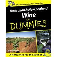 Australian and New Zealand Wine for Dummies by Egan, Maryann, 9781740310086