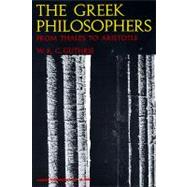 The Greek Philosophers from Thales to Aristotle by Guthrie, William Keith Chambers, 9780061310089