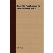 Analytic Psychology In by Stout, G. F., 9781409780090
