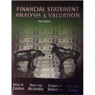 Financial Statements Analysis and Valution by Easton, McAnally, Sommers, Zhang, 9781618530097