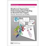 Biophysical Approaches Determining Ligand Binding to Biomolecular Targets by Podjarny, Alberto; Dejaegere, Annick; Kieffer, Bruno, 9781849730099