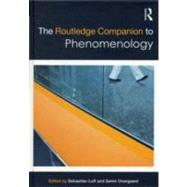 The Routledge Companion to Phenomenology by Luft; Sebastian, 9780415780100