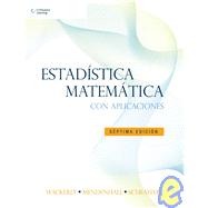 Estadistica matematica con aplicaciones/ Mathematical Statistics with Applications by Wackerly, Dennis; Mendenhall, William, 9789708300100