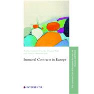 Immoral Contracts in Europe by Colombi Ciacchi, Aurelia; Mak, Chantal; Mansoor, Zeeshan, 9781839700101