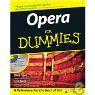 Opera For Dummies by Pogue, David; Speck, Scott, 9780764550102