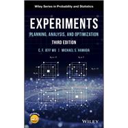 Experiments Planning, Analysis, and Optimization by Wu, C. F. Jeff; Hamada, Michael S., 9781119470106