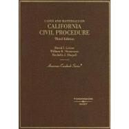 California Civil Procedure Cases and Materials by Levine, David I., 9780314180117