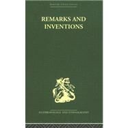 Remarks and Inventions: Skeptical Essays about Kinship by Needham,Rodney, 9780415330121