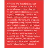 Six Years by Lippard, Lucy R., 9780520210134