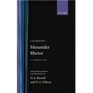 Rhetor by Menander; Russell, D.A.; Wilson, N.G., 9780198140139