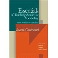 Essentials of Teaching Academic Vocabulary by Coxhead, Averil, 9780618230143