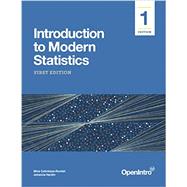 Introduction to Modern Statistics by Çetinkaya-Rundel, Mine; Hardin, Johanna, 9781943450145