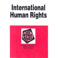 International Human Rights in a Nutshell by Buergenthal, Thomas; Shelton, Dinah; Stewart, David P., 9780314260147