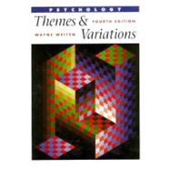 Psychology : Themes and Variations by WEITEN, 9780534340148