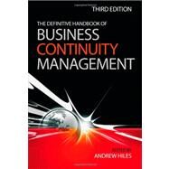 The Definitive Handbook of Business Continuity Management by Hiles, Andrew, 9780470670149