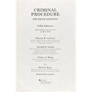 Criminal Procedure by Lafave, Wayne; Israel, Jerold; King, Nancy; Kerr, Orin, 9781634600149