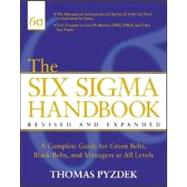 The Six Sigma Handbook, Revised and Expanded by Pyzdek, Thomas, 9780071410151