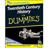 Twentieth Century History For Dummies by Lang, Seán, 9780470510155