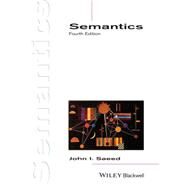 Semantics by Saeed, John I., 9781118430163