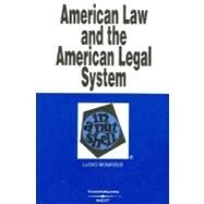 American Law And the American Legal System in a Nutshell by Bonfield, Lloyd, 9780314150165