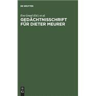 Gedchtnisschrift fr Dieter Meurer by Graul, Eva; Wolf, Gerhard, 9783899490169