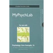 NEW MyPsychLab without Pearson eText -- Standalone Access Card -- for Psychology Core Concepts by Zimbardo, Philip G.; Johnson, Robert L.; McCann, Vivian, 9780205190171