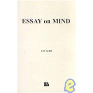 Essays on Mind by Hebb; Donald O., 9780898590173