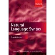 Natural Language Syntax by Culicover, Peter W., 9780199230174