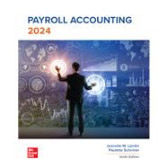Connect Online Access for Payroll Accounting 2024 by Jeanette Landin; Paulette Schirmer, 9781265200176