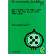 INSTRUMENTAL METHODS IN FOOD AND BEVERAGE ANALYSIS by Wetzel, David L. B.; Charalambous, George, 9780444820181