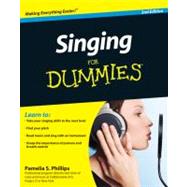 Singing For Dummies<sup>®</sup> with CD by Phillips, Pamelia S., 9780470640203
