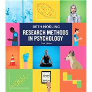 Research Methods in Psychology, 3rd edition + InQuizitive by Morling, 9780393630206