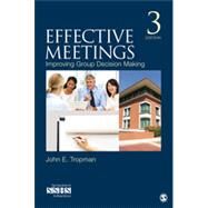 Effective Meetings by Tropman, John E., 9781483340210